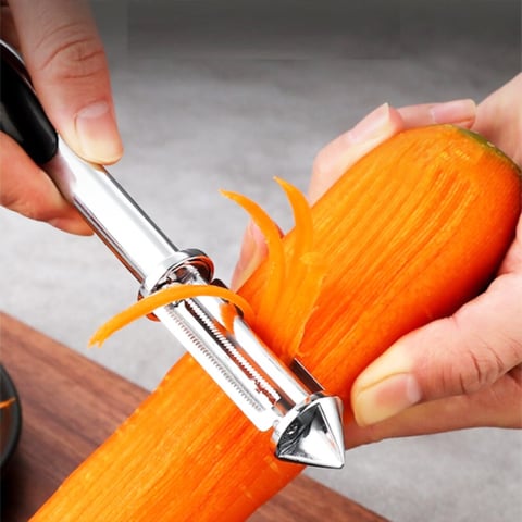 3 in 1 Stainless steel Multifunctional Veggie Peeler (Buy 1 get 1 FREE)