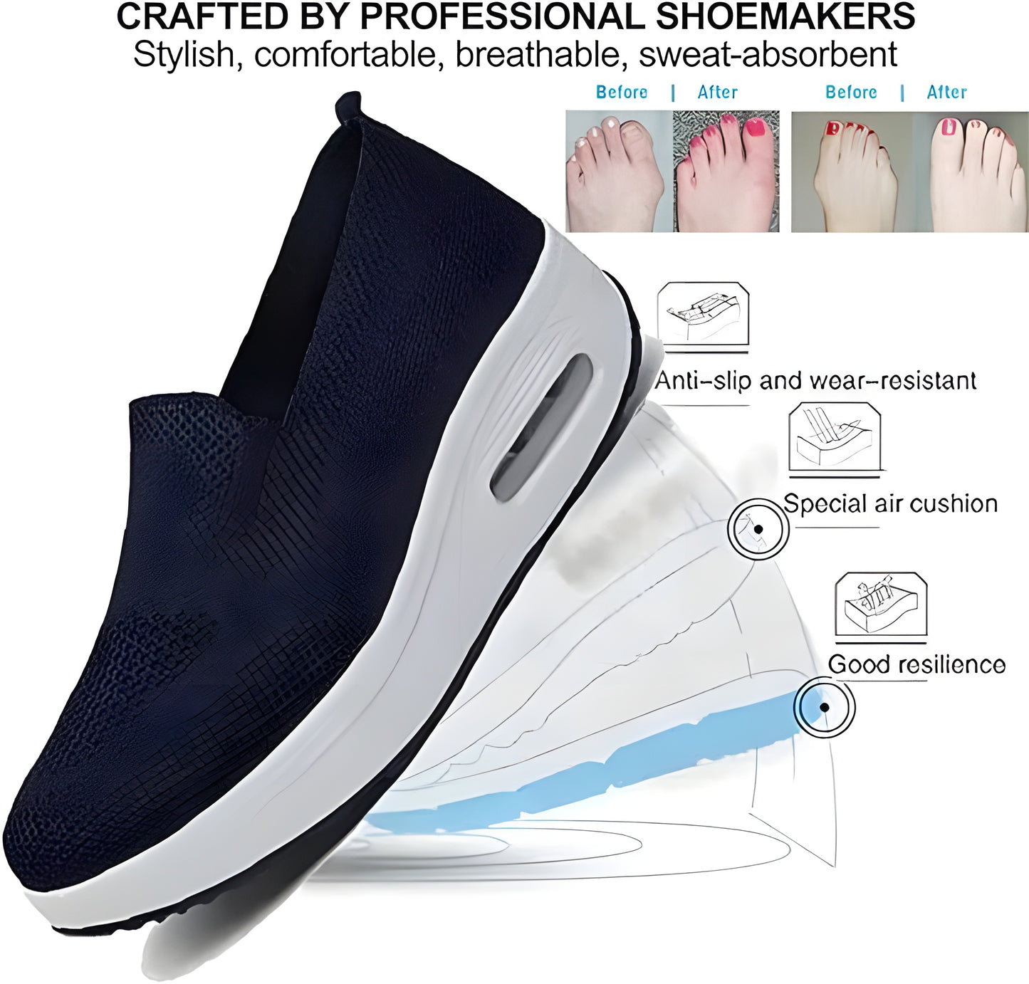 Premium Women's Orthopedic Sneakers